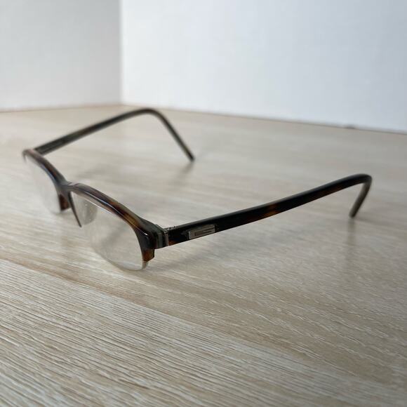 Gucci GG1505 5U2 Eyeglasses Tortoise Brown Half Rim Frames 51-16 135 Italy - Picture 3 of 9